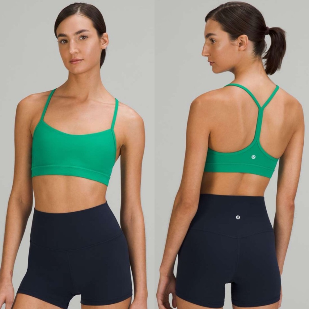 Lululemon Flow Y Nulu Bra *Light Support, A–C Cups
Emerald Ice